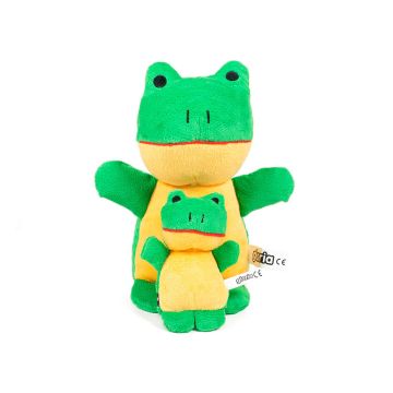 Peluche para perros Rana Rafiki verde de Gloria diseño divertido para estimulación mental