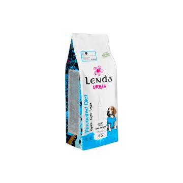Pienso Lenda Urban Flavoured Diet Light 15 kg para perros mini y medianos, bajo en grasa y sin químicos