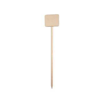 Dingo Gear Marcador de madera cuadrado