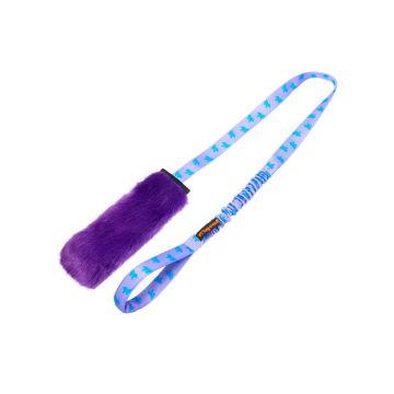 Tug-E-Nuff Faux Fur Squeaky Bungee Chaser Colour