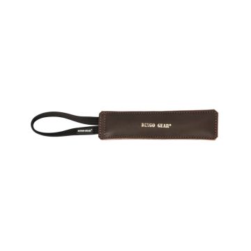 Dingo Gear Mordedor de cuero liso con un asa