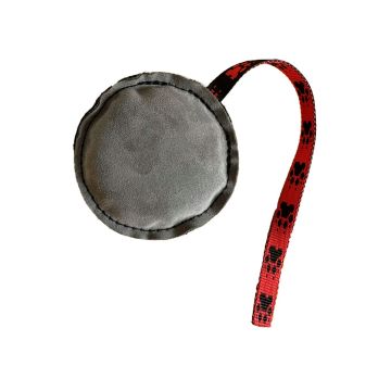 HST Pelota plana de cuero de 13 cm de diámetro con cuerda