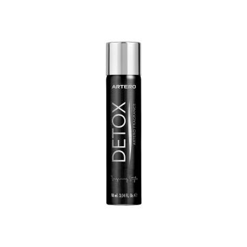 Envase de 90ml spray de perfume Artero Detox fragancia ácida y frutal