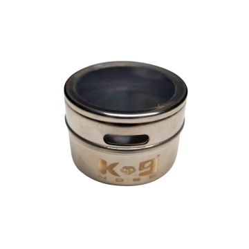 Contenedor de olores K9-Nose de acero inoxidable con imán para entrenamientos de detección canina.
