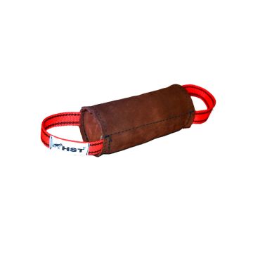 Rodillo de cuero con 2 asas – Herramienta de entrenamiento canino resistente y segura, ideal para mejorar la mordida y el control en perros de trabajo – Zona K9
