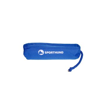 Snack Dummy para perros de 22x6,5 cm con cremallera oculta y cordón, ideal para entrenamiento con recompensas.