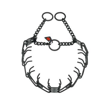 HS Sprenger Collar Ultra-plus Easy On acero inoxidable negro