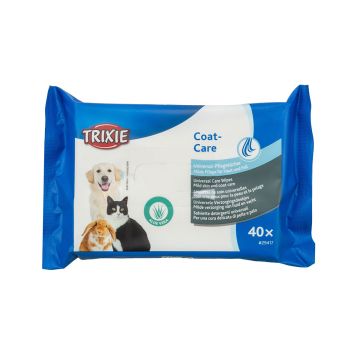 Toallitas húmedas universales Trixie con Aloe Vera para mascotas