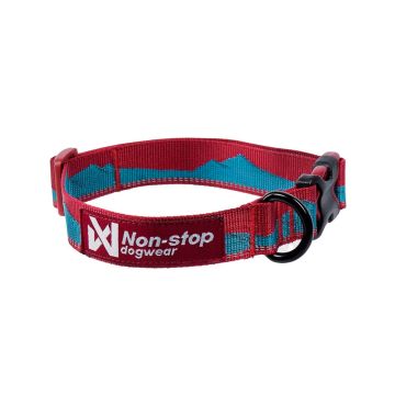 Non-stop dogwear Trail Quest Collar verde azulado vino