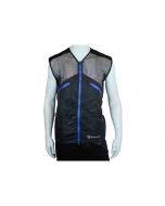 Sporthund Chaleco de malla negro y azul