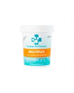 Protege las articulaciones de tu perro con los comprimidos Multiflex. Dosis precisa de Glucosamina, MSM y Mejillón de Labio Verde. ¡Mantén su vida activa!