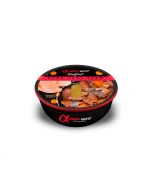 Alimento húmedo Alpha Spirit con 97% oreja de cerdo fresca y verduras en salsa.