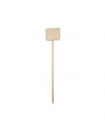 Dingo Gear Marcador de madera cuadrado