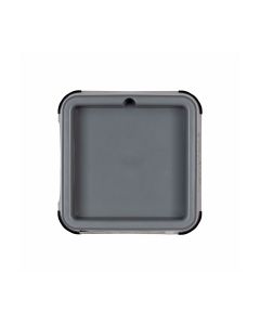 Vista superior LickiMat Mini Keeper gris interior vac&iacute;o para perros peque&ntilde;os