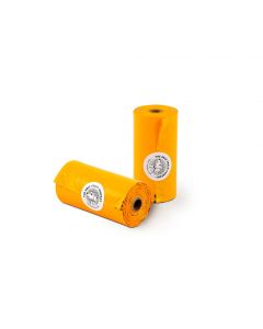 Caja dispensadora de cart&oacute;n reciclado conteniendo 360 bolsas para excrementos de perro Onlyfresh eco-friendly.