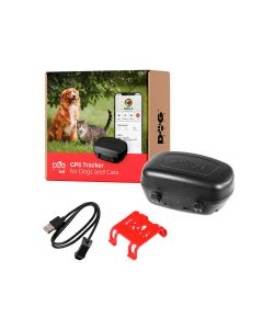 Caja del producto Dogtrace GPS Mini con dispositivo y accesorios incluidos