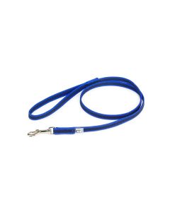 Julius-K9 Correa azul de goma entretejida 14 mm con asa