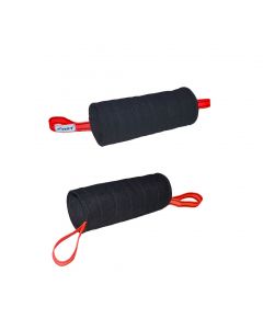 Cilindro de entrenamiento HST con dos asas rojas, hecho de tela francesa resistente, tamaño 300x120 mm