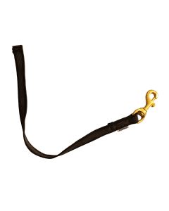 Khura Sport Correa negra de goma entretejida 20 mm sin asa