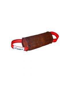 Rodillo de cuero con 2 asas – Herramienta de entrenamiento canino resistente y segura, ideal para mejorar la mordida y el control en perros de trabajo – Zona K9